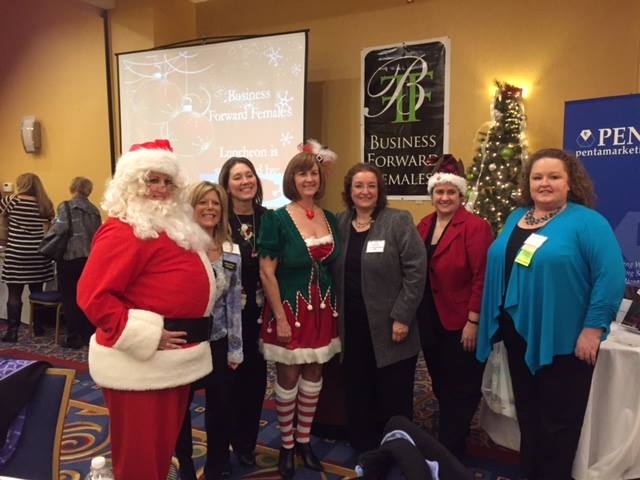 Corridor Nine Business Forward Females Holiday Event 2014